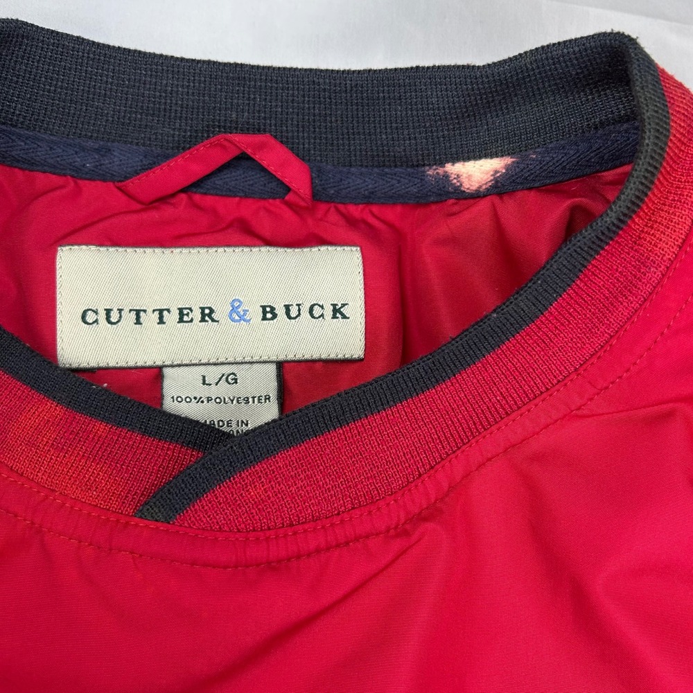Vintage Cutter & Buck Indiana Hoosiers 2002 NCAA Finalist Pullover Red Mens L - Picture 10 of 16